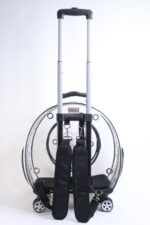 MİGNO Küçük Şeffaf Model Kedi Köpek Taşıma Çantası Beyaz - Görsel 4