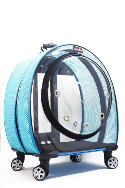 MİGNO Jumbo Model Kedi Köpek Taşıma Çantası Fileli Turkuaz