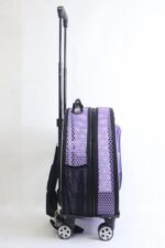 MİGNO Küçük Fileli Model Kedi Köpek Taşıma Çantası Mor - Görsel 4