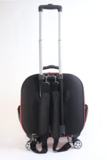 MİGNO Prestige Model Şeffaf Kedi Köpek Taşıma Çantaları Küçük - Kırmızı - Görsel 5