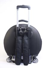 MİGNO Space Model Kedi Köpek Taşıma Çantası Fileli Şeffaf Mavi - Görsel 4