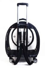 MİGNO Jumbo Model Kedi Köpek Taşıma Çantası Fileli Siyah - Görsel 5