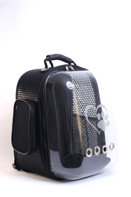 MİGNO Zenith Astronot Model Kedi Köpek Taşıma Çantaları - Siyah