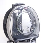 MİGNO Büyük Fileli Model Kedi Köpek Taşıma Çantası Siyah - Gri