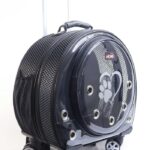 MİGNO Space Model Kedi Köpek Taşıma Çantası Fileli Siyah