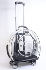 MİGNO Büyük Şeffaf Model Kedi Köpek Taşıma Çantası Beyaz - Görsel 2