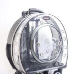 MİGNO Büyük Şeffaf - Fileli Model Kedi Köpek Taşıma Çantası Gri