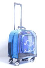 MİGNO PRIME Fileli Model Kedi Köpek Taşıma Çantaları - Mavi - Görsel 3