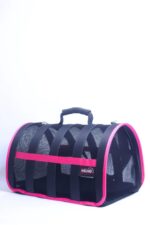 MİGNO Astra Fileli Model Kedi Köpek Taşıma Çantaları - Pembe - Görsel 2