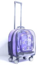 MİGNO PRIME Fileli Model Kedi Köpek Taşıma Çantaları - Mor - Görsel 3