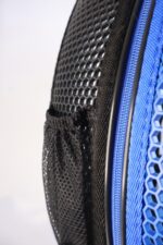 MİGNO Küçük Fileli Model Kedi Köpek Taşıma Çantası Mavi - Siyah - Görsel 5