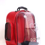 MİGNO Zenith Astronot Model Kedi Köpek Taşıma Çantaları - Kırmızı