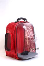 MİGNO Zenith Astronot Model Kedi Köpek Taşıma Çantaları - Kırmızı