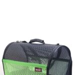 MİGNO FLYBAG Voyager Fileli Model Kedi Köpek Taşıma Çantaları - Yeşil-Siyah