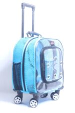 MİGNO PRIME Fileli Model Kedi Köpek Taşıma Çantaları - Turkuaz - Görsel 2