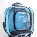 MİGNO Prestige Model Fileli Kedi Köpek Taşıma Çantaları Büyük - Turkuaz