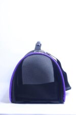 MİGNO Astra Fileli Model Kedi Köpek Taşıma Çantaları - Mor - Görsel 3