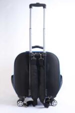 MİGNO Prestige Model Fileli Kedi Köpek Taşıma Çantaları Büyük - Mavi - Görsel 4