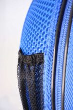 MİGNO Büyük Şeffaf - Fileli Model Kedi Köpek Taşıma Çantası Mavi - Görsel 5