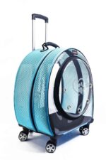 MİGNO Jumbo Model Kedi Köpek Taşıma Çantası Fileli Turkuaz - Görsel 2