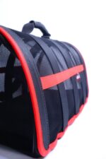 MİGNO Astra Fileli Model Kedi Köpek Taşıma Çantaları - Kırmızı - Görsel 6