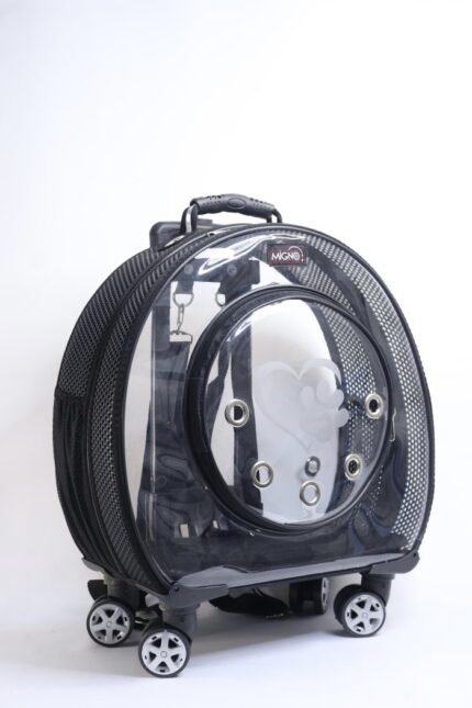 MİGNO Büyük Fileli Model Kedi Köpek Taşıma Çantası Siyah