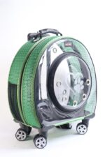 MİGNO Büyük Fileli Model Kedi Köpek Taşıma Çantası Yeşil