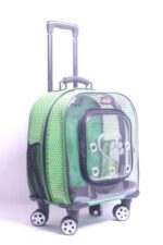 MİGNO PRIME Fileli Model Kedi Köpek Taşıma Çantaları - Yeşil - Görsel 2