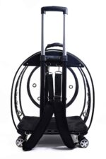 MİGNO Jumbo Model Kedi Köpek Taşıma Çantası Şeffaf Siyah - Görsel 4