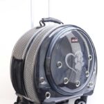 MİGNO Space Model Kedi Köpek Taşıma Çantası Fileli Gri