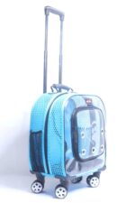 MİGNO PRIME Fileli Model Kedi Köpek Taşıma Çantaları - Turkuaz - Görsel 3