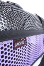 MİGNO FLYBAG Voyager Fileli Model Kedi Köpek Taşıma Çantaları - Siyah - Mor - Görsel 4