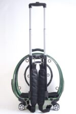 MİGNO Büyük Fileli Model Kedi Köpek Taşıma Çantası Yeşil - Görsel 4