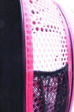 MİGNO PRIME Fileli Model Kedi Köpek Taşıma Çantaları - Pembe - Görsel 6