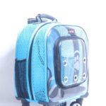 MİGNO PRIME Fileli Model Kedi Köpek Taşıma Çantaları - Turkuaz