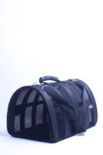 MİGNO Astra Fileli Model Kedi Köpek Taşıma Çantaları - Siyah