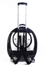 MİGNO Jumbo Model Kedi Köpek Taşıma Çantası Fileli Siyah - Görsel 4