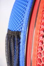 MİGNO Büyük Fileli Model Kedi Köpek Taşıma Çantası Kırmızı - Mavi - Görsel 5