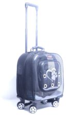 MİGNO PRIME Fileli Model Kedi Köpek Taşıma Çantaları - Siyah - Görsel 3