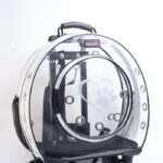 MİGNO Küçük Şeffaf Model Kedi Köpek Taşıma Çantası Beyaz