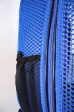 MİGNO Prestige Model Fileli Kedi Köpek Taşıma Çantaları Büyük - Mavi - Görsel 5