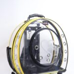 MİGNO Küçük Şeffaf Model Kedi Köpek Taşıma Çantası Sarı