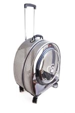 MİGNO Jumbo Model Kedi Köpek Taşıma Çantası Fileli Gri - Görsel 3