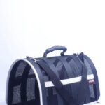 MİGNO Astra Fileli Model Kedi Köpek Taşıma Çantaları - Beyaz