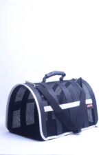 MİGNO Astra Fileli Model Kedi Köpek Taşıma Çantaları - Beyaz