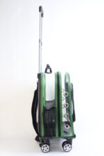 MİGNO Prestige Model Şeffaf Kedi Köpek Taşıma Çantaları Büyük - Yeşil - Görsel 3