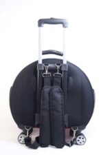 MİGNO Space Model Kedi Köpek Taşıma Çantası Fileli Şeffaf Kırmızı - Görsel 4