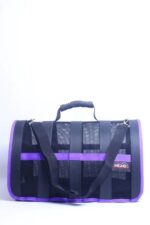 MİGNO Astra Fileli Model Kedi Köpek Taşıma Çantaları - Mor - Görsel 4