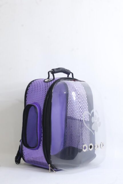 MİGNO Zenith Astronot Model Kedi Köpek Taşıma Çantaları - Mor