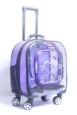 MİGNO PRIME Fileli Model Kedi Köpek Taşıma Çantaları - Mor - Görsel 2